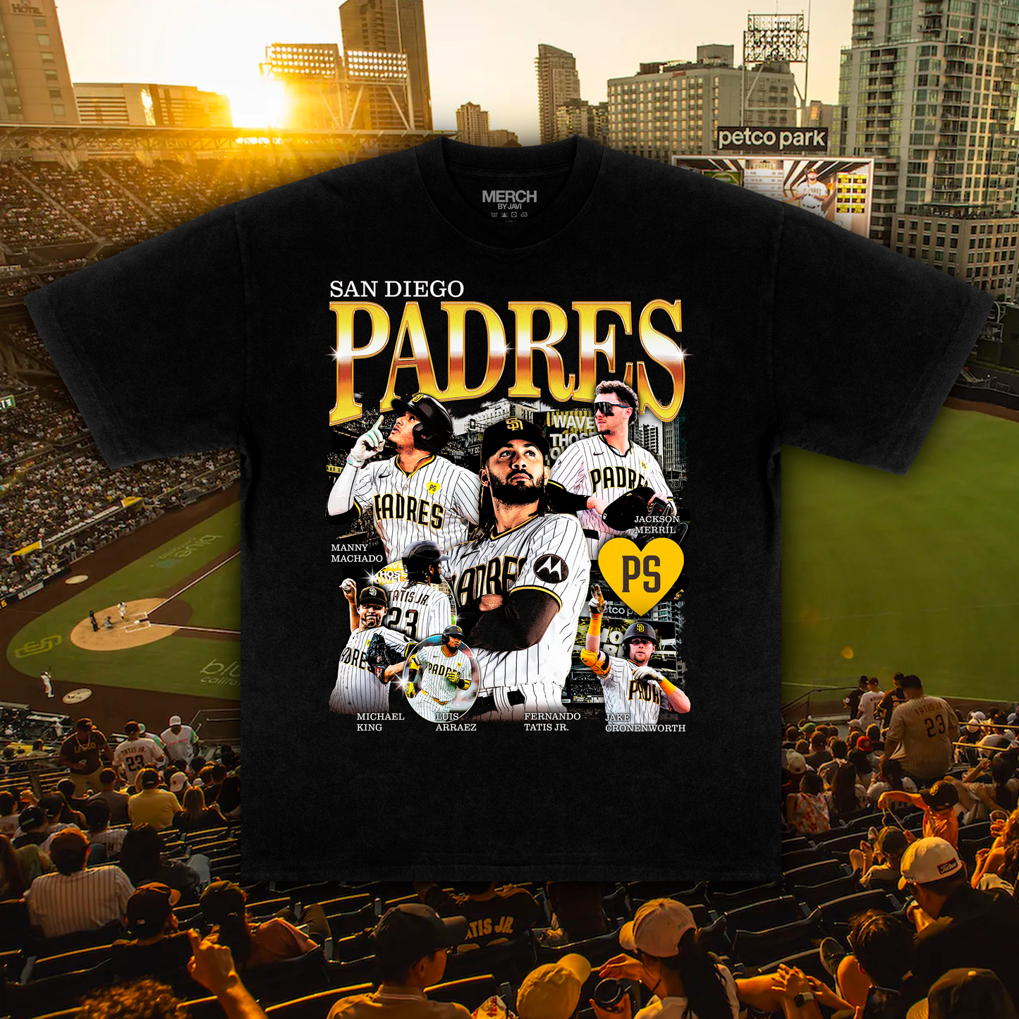 SD PADRES MERCH - BLACK