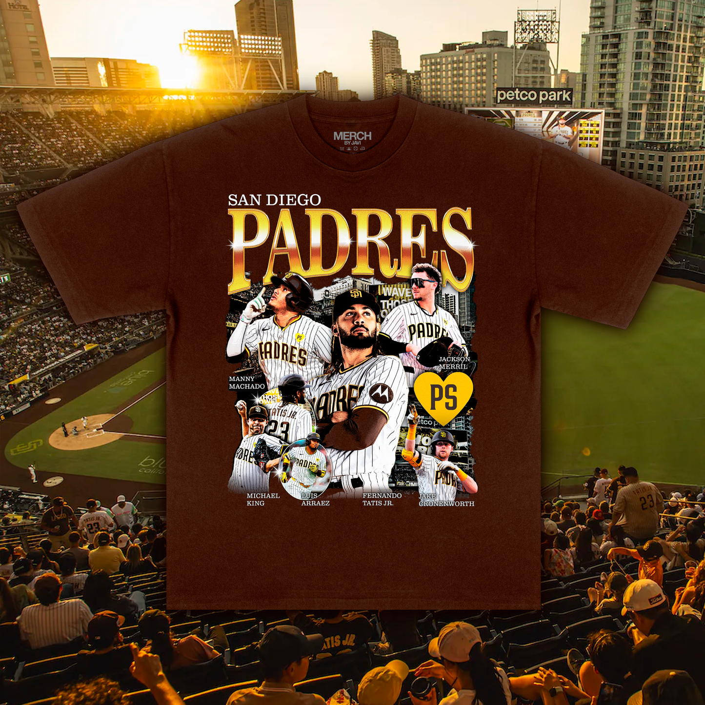 SD PADRES MERCH - CHOCOLATE BROWN
