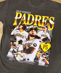 SD PADRES MERCH - VINTAGE BLACK