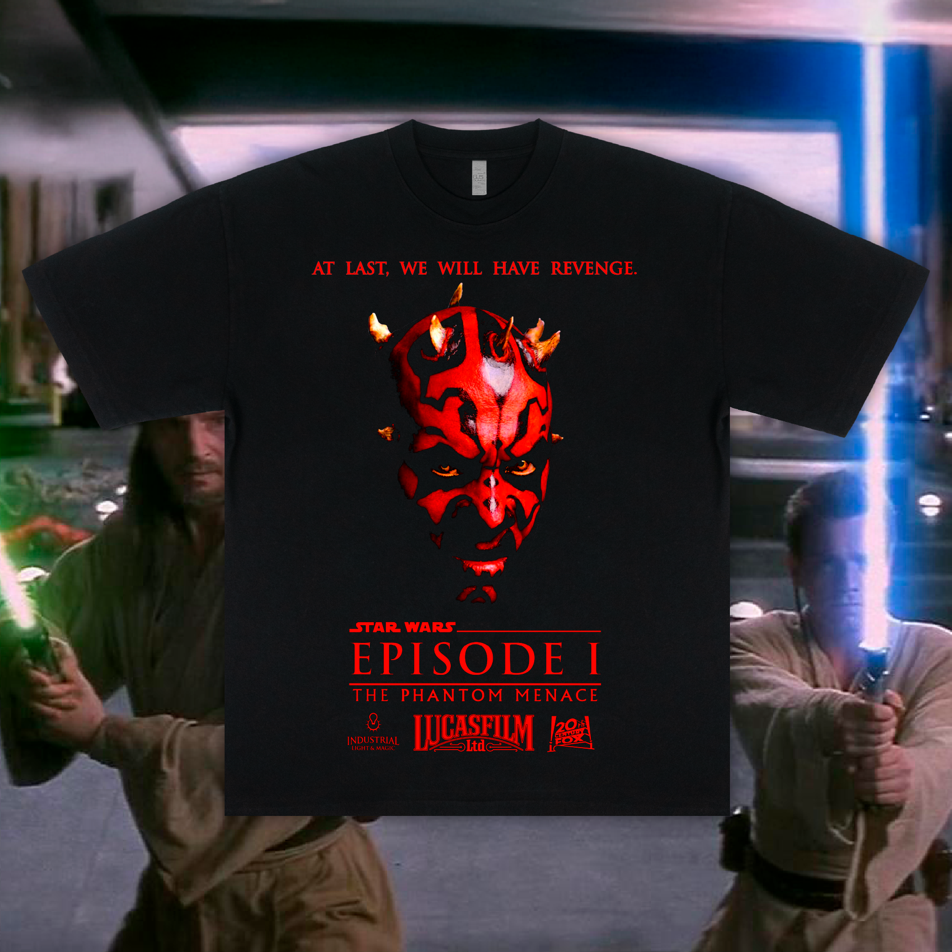 THE PHANTOM MENACE (FRONT ONLY) EXTRAS
