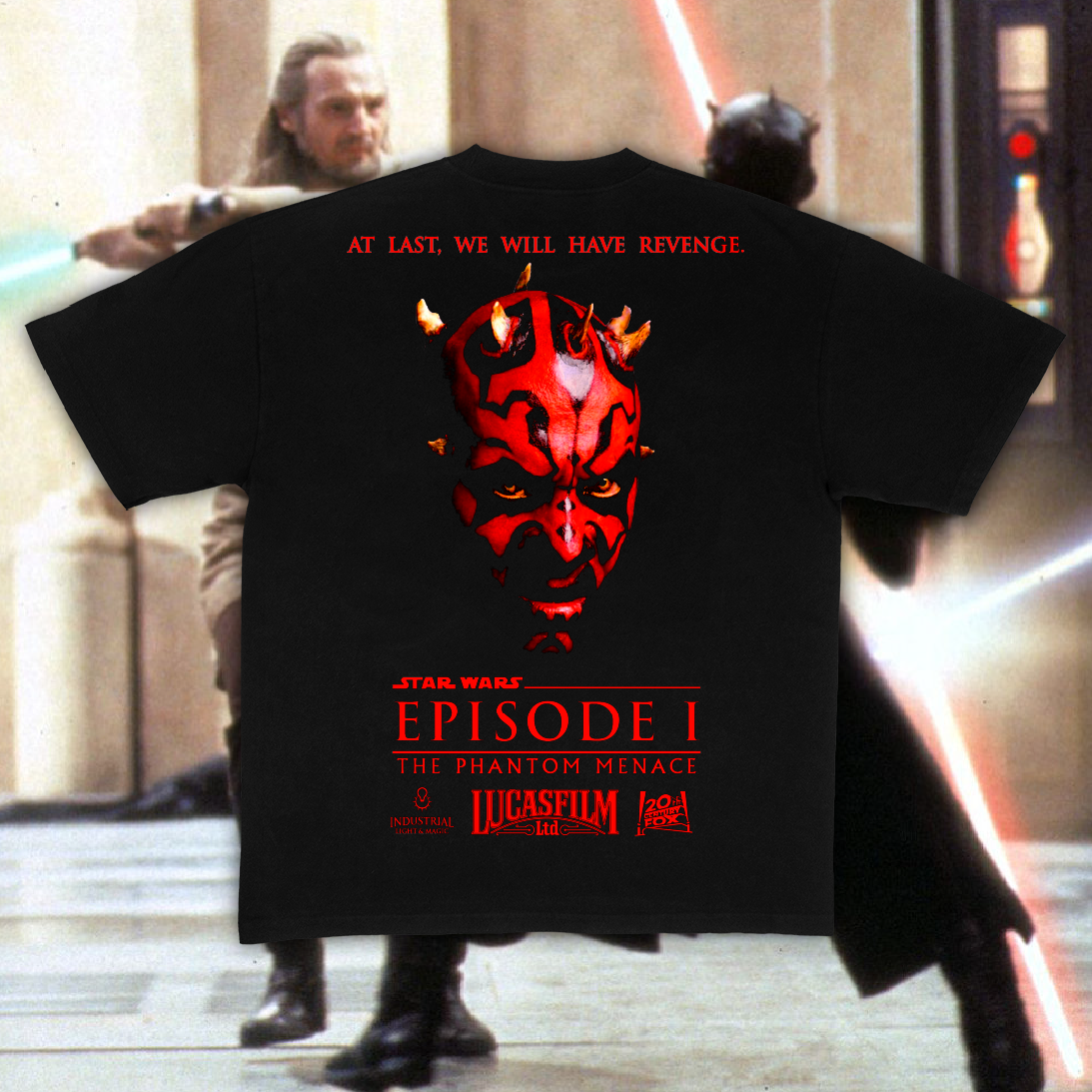 THE PHANTOM MENACE BOOT TEE EXTRAS