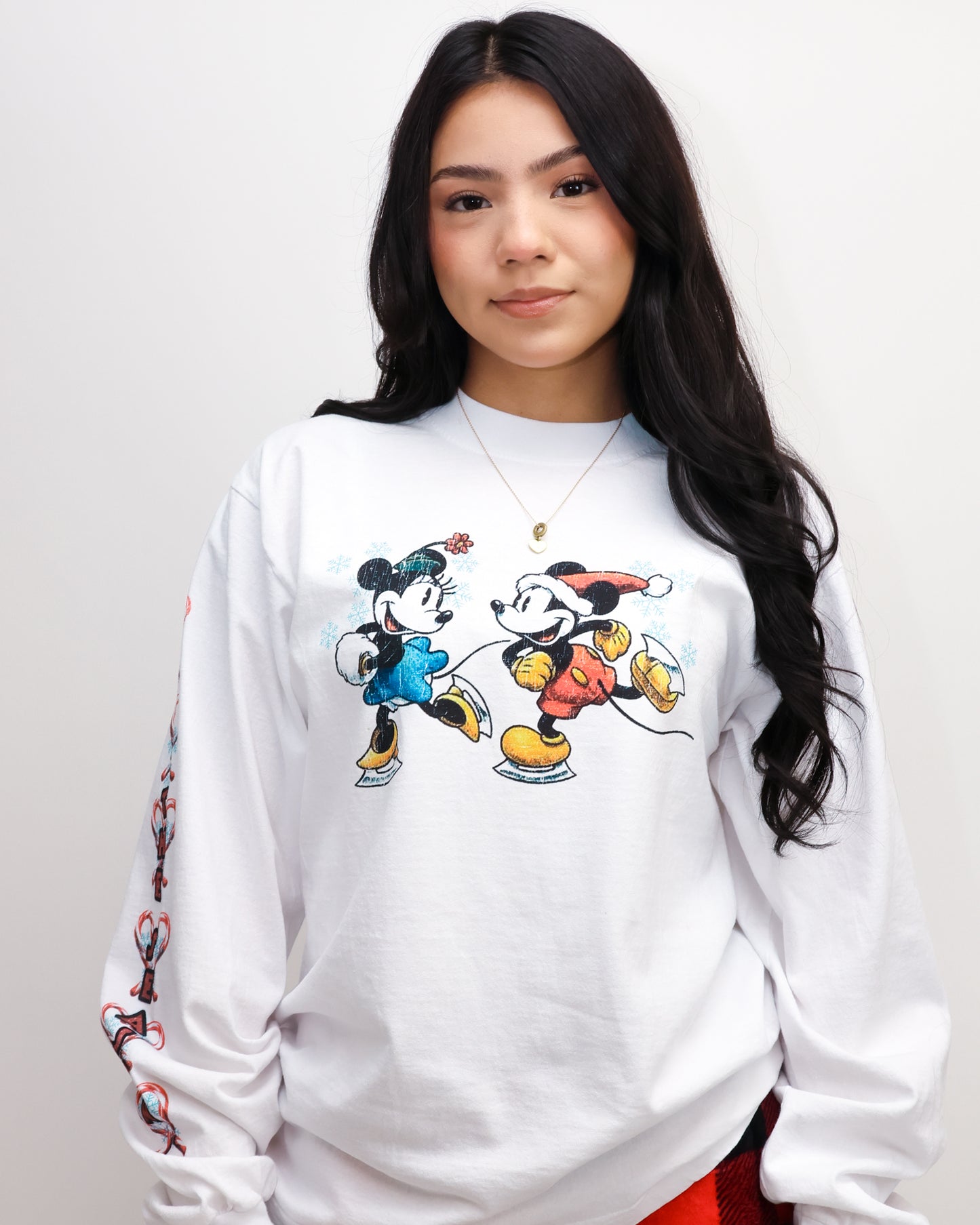 Mickey and Minnie Christmas Long Sleeve